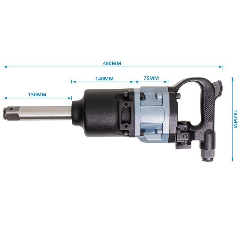 Heavy Duty 1 inch Drive Air Impact Gun Cờ lê tác động điện cầm tay mạnh mẽ hơn
