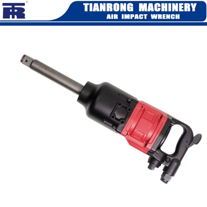 3000 N.M mô-men xoắn 1 inch Air Impact Wrench tùy chỉnh có sẵn 6 hoặc 8 inch Anvil Length