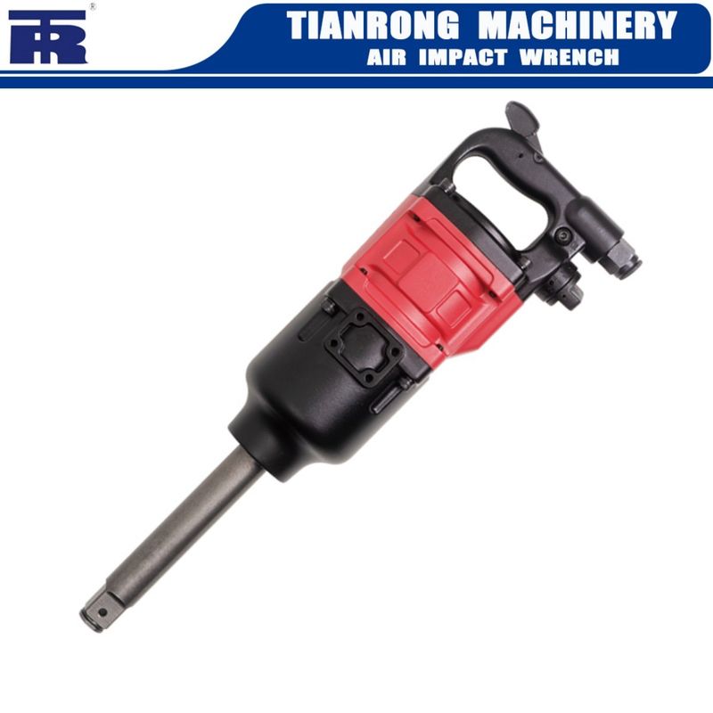3000 N.M mô-men xoắn 1 inch Air Impact Wrench tùy chỉnh có sẵn 6 hoặc 8 inch Anvil Length