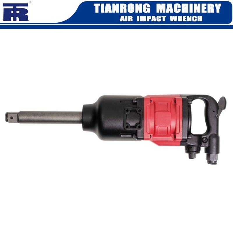3000 N.M mô-men xoắn 1 inch Air Impact Wrench tùy chỉnh có sẵn 6 hoặc 8 inch Anvil Length
