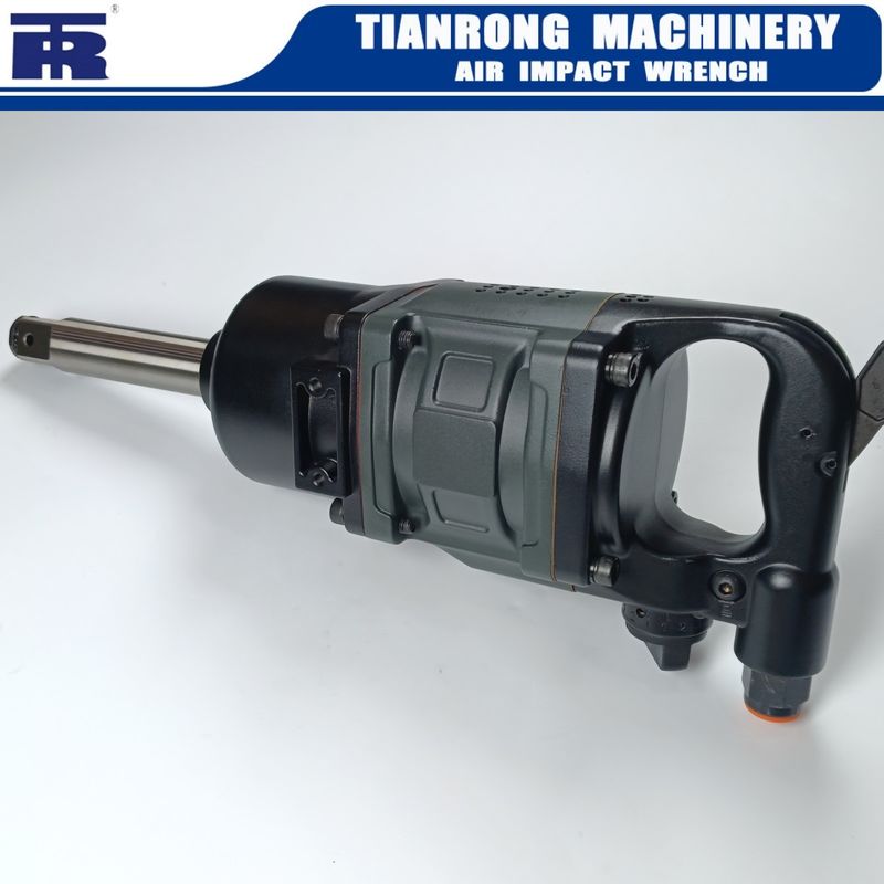 Đèn nhẹ 1 Inch Impact Wrench Twin Hammer 3500nm Max Torque 6/8 Inch Anvil Length