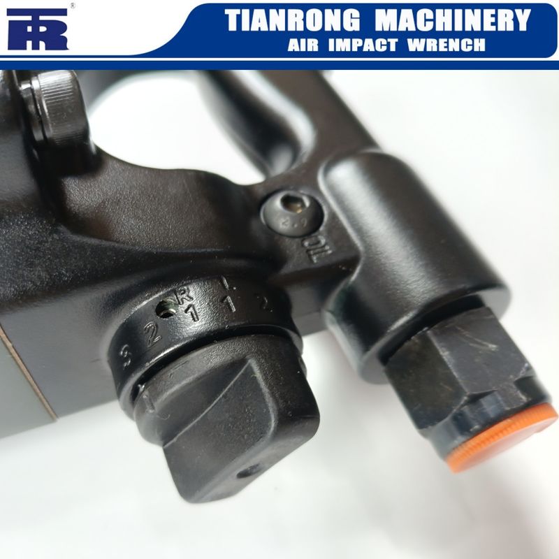 Đèn nhẹ 1 Inch Impact Wrench Twin Hammer 3500nm Max Torque 6/8 Inch Anvil Length
